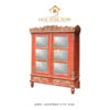 display cabinet rowana, java teakindo, antique furniture