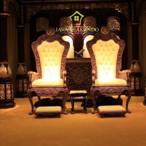 Carved Throne Chair Fayyadh