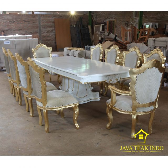 KYLIE DINING TABLE, javateakindo, luxury dining room, luxury furniture interior, dining room