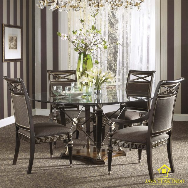 ANDREW DINING TABLE, javateakindo, luxury dining room, luxury furniture interior, dining room