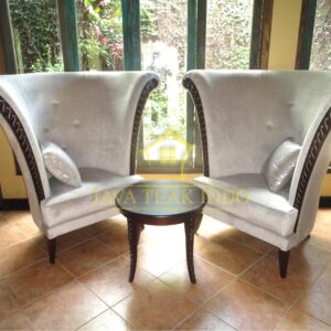 BIGGIE WING CHAIR, javateakindo, luxury chair, luxury furniture interior, dining chair
