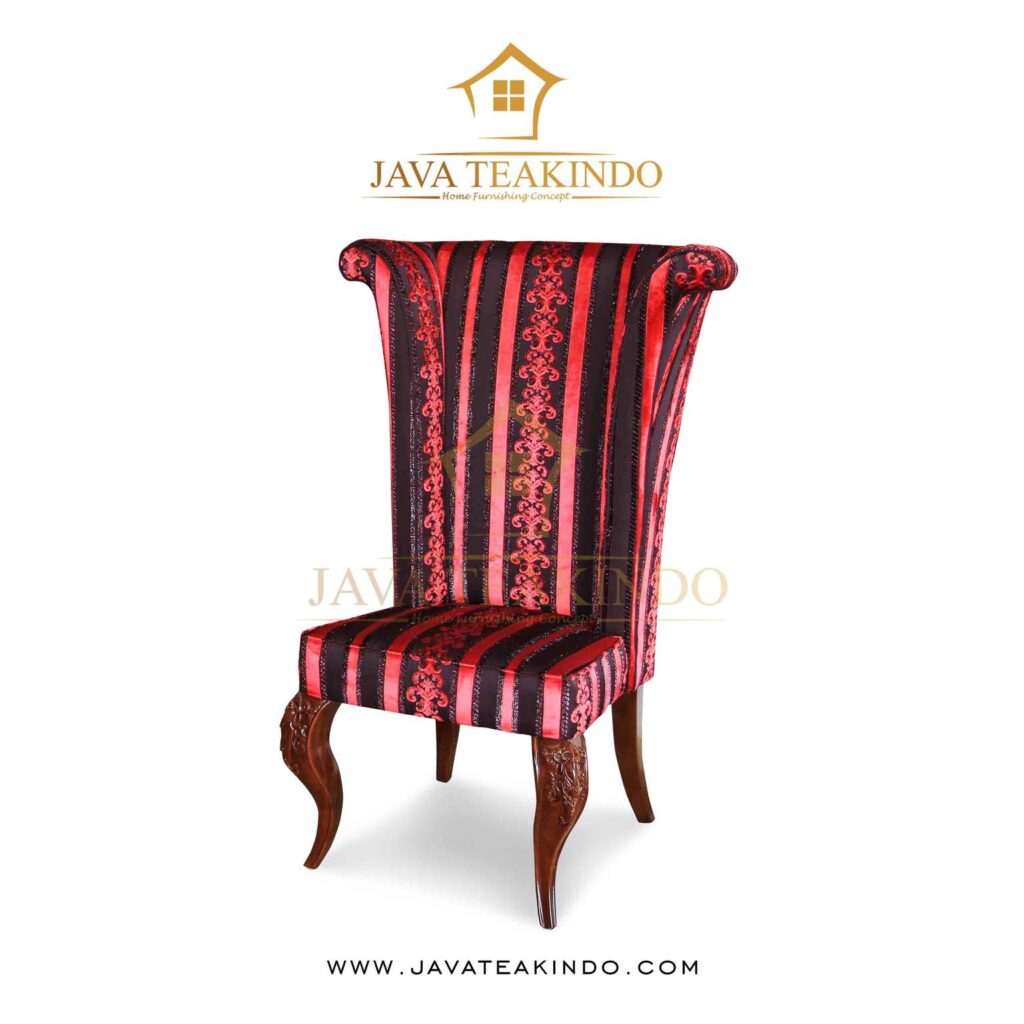 ALASKA WING CHAIR, javateakindo, luxury chair, luxury furniture interior, dining chair