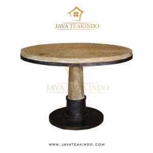 AMBAR ROUND TABLE, javateakindo, luxury table, luxury furniture interior, dining table